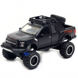 Машинка іграшкова Автопром «Ford F-150» Чорний зі світловими і звуковими ефектами (7865)