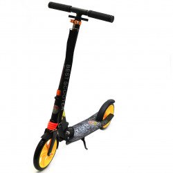 Детский самокат Best Scooter Черный с желтым (00681)