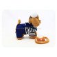 Интерактивная мягкая игрушка «Собачка с поводком» коричневая 555-118
