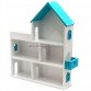 Іграшковий дерев'яний ляльковий будиночок Марія (блакитний). Облаштуйте будиночок для ляльок