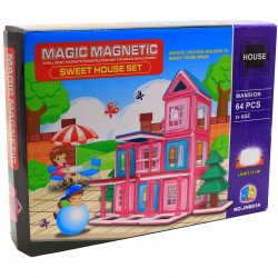 Магнітний конструктор Magic Magnetic 64 деталі (JH8819)
