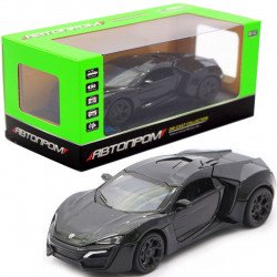 Детская машинка игровая автопром «Lykan Hypersport» Черная, 14 (3213)