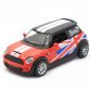 Дитяча машинка іграшкова Автопром «Mini cooper» Червона, 12х5х5 см (7743)