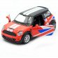 Детская машинка игровая автопром «Mini cooper» Красная, 12х5х5 (7743)