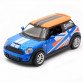 Детская машинка игровая автопром «Mini cooper» синяя, 12х5х5 (7743)