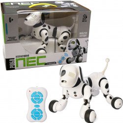 Интерактивная игрушка Limo Toy собака-робот на радиоуправлении, 24 см, аккумулятор (RC 0007)
