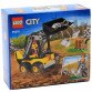Конструктор LEGO City (Лего) Будівельний навантажувач, 88 деталей (60219)