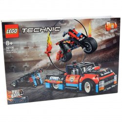 Конструктор Lego Technic (Лего) Шоу трюків на вантажівках і мотоциклах, 610 деталей (42106)