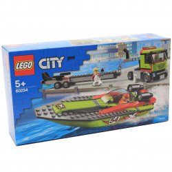 Конструктор LEGO City (Лего) Great Vehicles Транспортировщик швидкісних катерів, 238 деталей (60254)