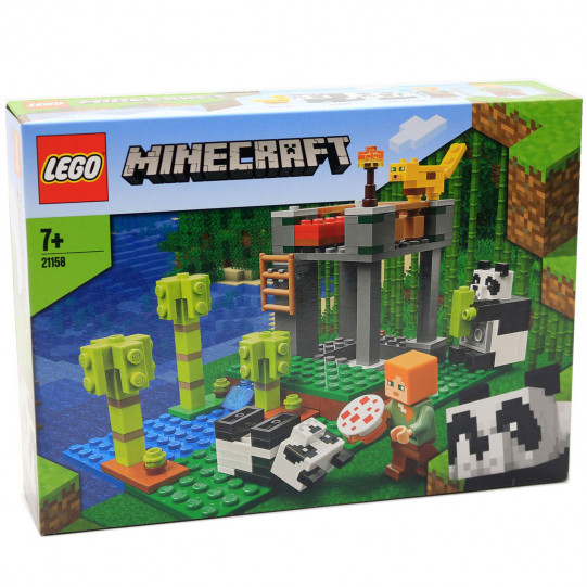 Конструктор Lego Minecraft (лего майнкрафт)  - Питомник панд, 204 дет (21158)