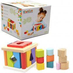 Сортер Cubika Куб LS 5, 10 деталей (14378). Деревянные эко-игрушки