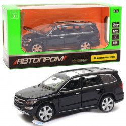 Игрушечная машинка «Автопром»Mercedes-Benz( Мерседес-Бенц) GL50, черная, 14, световые и звуковые эффекты (6601)