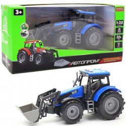 Машинка іграшкова Автопром «Трактор» Синій-4, 20 см (7924AB)