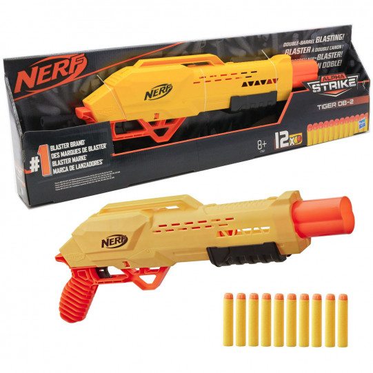 Оружие игрушечное Hasbro Nerf бластер Титан «Альфа Страйк» Тайгер DB 2 (E7561)