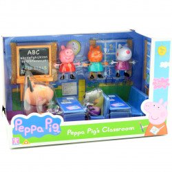 Дитячий ігровий набір фігурок Kiddisvit «Свинка Пеппа. Йдемо в школу »(20827)