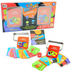 Настільна гра головоломка Fun game «Гра пам'яті» карти з овочами и фруктами (карти з овочами і фруктами) UKB-В0046-1