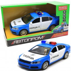 Машинка игрушечная Автопром «Полиция» со световыми и звуковыми эффектами 24х10х9 (7967)