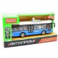 Машинка іграшкова Автопром «Шкільний автобус» блакитний (світло, звук, пластик), 27х8х6 см (7948AB)