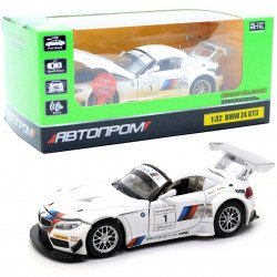 Машинка игровая автопром «BMW Z4 GT3», 14, свет, звук, двери открываются, белый (7851)