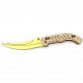 Дерев'яний ніж іграшка "Фліп" (Золото) з Counter-Strike (арт.FLI-G)