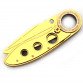 Деревянный нож игрушка "Выкидуха Флип"(Золото) из Counter-Strike ( арт.FL-GOLD)