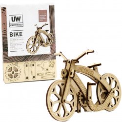 Деревянный конструктор Велосипед Unitywood, 40 деталей, 18,5*9*10,5 см (UW-006)