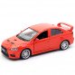 Машинка іграшкова металева Автопром «Mitsubishi Lancer Evolution», 11х4х4 см, червона (4335)