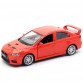 Машинка игровая металлическая Автопром «Mitsubishi Lancer Evolution», 11х4х4, красная (4335)