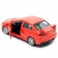 Машинка іграшкова металева Автопром «Mitsubishi Lancer Evolution», 11х4х4 см, червона (4335)