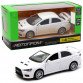 Машинка игровая металлическая Автопром «Mitsubishi Lancer Evolution», 11х4х4, белая (4335)