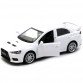 Машинка іграшкова металева Автопром «Mitsubishi Lancer Evolution», 11х4х4 см, біла (4335)