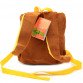 Рюкзак дитячий для дитини Копиця Динозавр Діно, коричневий 25х20х10 см (00200-33)