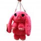 Дитяча сумочка-рюкзак м'яка іграшка Копиця «Кролик» рожевий, 29 см (00205-10)