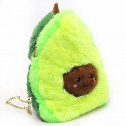 Детский рюкзак мягкая игрушка «Авокадо»﻿, зеленый, 30*20*10 см, (AV1060)