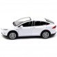 Машинка іграшкова Автопром Tesla метал, 16 см, білий, світло, звук, двері відчиняються (6603)