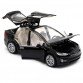 Машинка іграшкова Автопром Tesla метал, 16 см, чорний, світло, звук, двері відчиняються (6603)