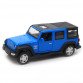 Іграшкова машинка металева джип «Jeep», Автопром, синій, 6х15х6 см, від 3 років, (6616)