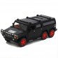 Іграшкова машинка металева джип «Hummer», Автопром, чорний, 6х16х6 см, від 3 років, (6618)