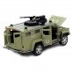 Іграшкова машинка металева «Військова техніка», Автопром, світло-зелений, від 3 років, 7х15х6 см, (6623)