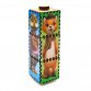 Вращающиеся цветные кубики «Звери», деревянная игрушка, Ань-Янь, 16*5*5 см, от 3 лет, (ПСД180)