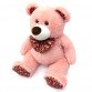 М'яка іграшка плюшевий Ведмедик «Ведмедик 010» Копиця, хутро штучний, рожевий, 65 * 40 * 30 см, (21033-4)