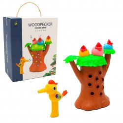 Развивающая игра «Накорми птенца» WOODPECKER сортер на магнитах 25*14*28 см (228K47)