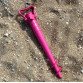 Бур для пляжного парасольки, жовтий, рожевий, синій, червоний 39 см, d 2.5 см (83138)