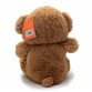 М'яка іграшка плюшевий Ведмедик «Люсьєн 1» Копиця, хутро штучний, коричневий, 50 * 30 * 20 см, (00711-5)