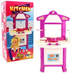 Набір ігрової «Кухня» Orion, іграшковий посуд, малиновий, 65 * 40 * 28 см, (402)