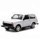 Іграшкова машинка металева ВАЗ Lada Niva «Автопром», білий, від 3 років, 7х15х6 см, (21214)