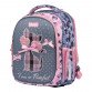 Рюкзак шкільний 1Вересня S-107 "Purrrfect", рожевий/сірий