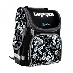 Рюкзак шкільний каркасний SMART PG-11 "Gamer world", чорний