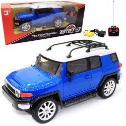 Игрушечная машинка на радиоуправлении АвтоСвіт «Toyota FJ Cruiser» джип синий, свет, звук 30*12*13 см (AS-2201)