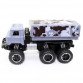 Іграшкова машинка металева військова вантажівка «Автосвіт» сірий, світло, звук, 17*10*8 см (AS-2724)